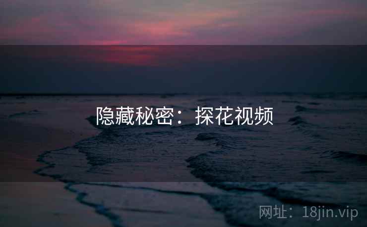隐藏秘密:探花视频 隐藏秘密:探花视频