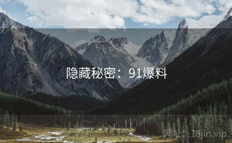 隐藏秘密:91爆料